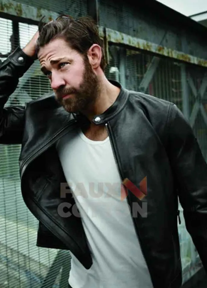 Tom Clancy's Jack Ryan John Krasinski Leather Jacket