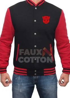 Transformers The Last Knight Logo Varsity Jacket