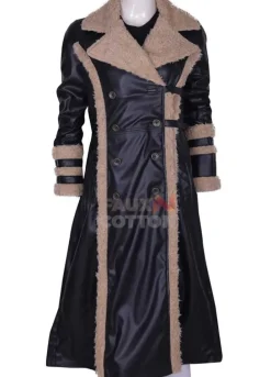 Triple XXX Yelena Fur Black Coat