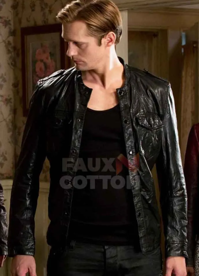 True Blood Alexander Skarsgard Leather Jacket