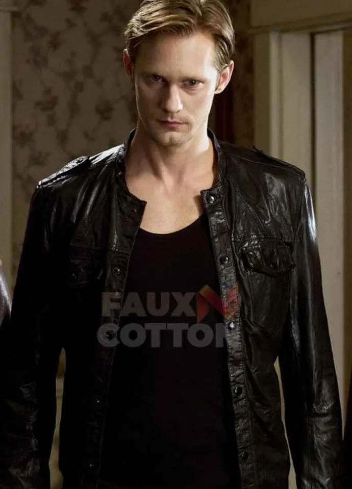 True Blood Alexander Skarsgard Leather Jacket