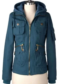 TWILIGHT (BELLA SWAN) KRISTEN STEWART BLUE COTTON JACKET