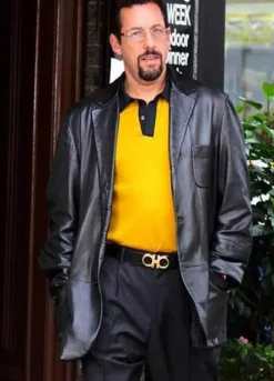 UNCUT GEMS (HOWARD RATNER) ADAM SANDLER LEATHER COAT