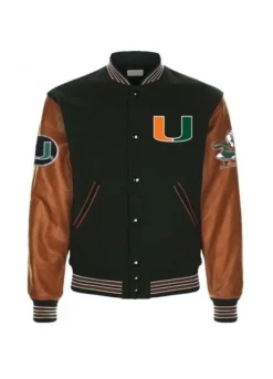 UNIVERSITY OF MIAMI HURRICANES VARSITY JACKET
