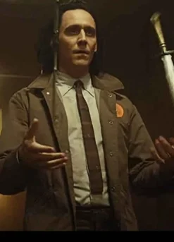 VARIANT LOKI TOM HIDDLESTON (LOKI) BROWN COTTON JACKET