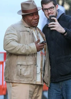 Ving Rhames Mission Impossible 6 Fallout Luther Stickell Leather Jacket