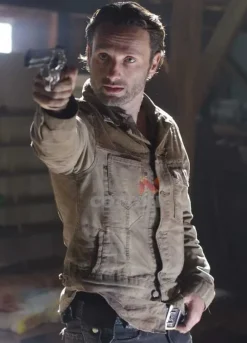 Walking Dead S 3 Rick Grimes Brown Jacket