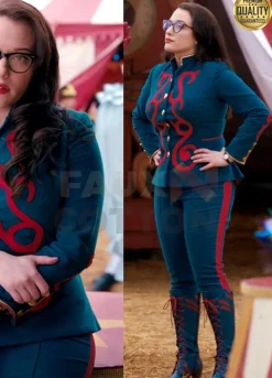 WandaVision Kat Dennings ( Darcy Lewis ) Blue jacket
