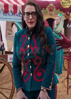 WandaVision Kat Dennings ( Darcy Lewis ) Blue jacket
