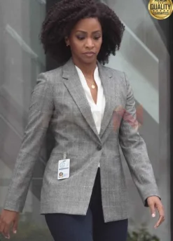WandaVision Teyonah Parris Grey Blazer Jacket