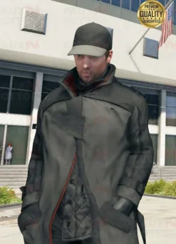 Watch Dogs Alone Grey Coat