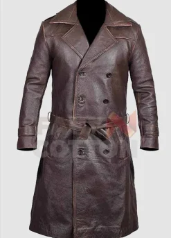 Watchmen Rorschach Leather Brown Coat