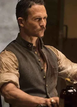 Westworld (Major Craddock) Jonathan Tucker Grey Wool Vest