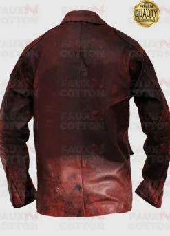 Will Smith I Robot Distressed Leather Jacket