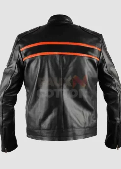 WWE Bill Goldberg Biker Cowhide Leather Jacket