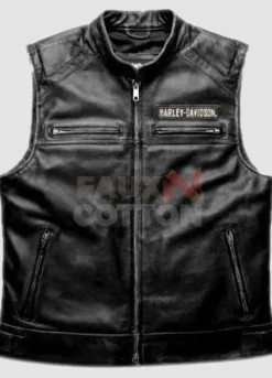 WWE Bill Goldberg Harley Davidson Leather Vest