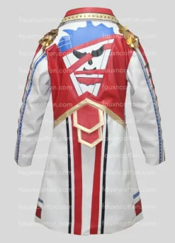 WWE Cody Rhodes White Military Leather Multy Coat