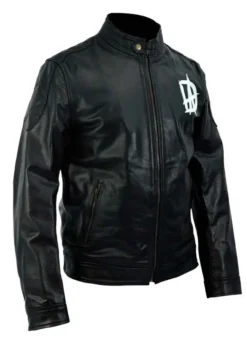 WWE DEAN AMBROSE LOGO BLACK LEATHER JACKET
