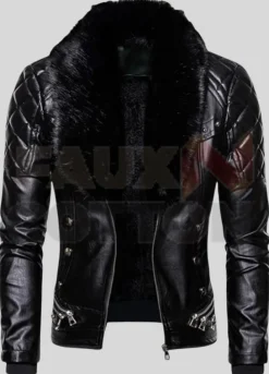 WWE Seth Rollins Fur Collar Jacket