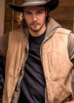 YELLOWSTONE (KAYCE DUTTON) LUKE GRIMES BROWN VEST