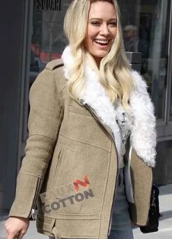 Younger (Kelsey Peters) Hilary Duff Brown Cotton Jacket