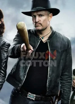Zombieland Double Tap Woody Harrelson Leather Jacket