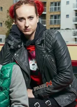 Zomboat (Kat) Leah Brotherhead Black Leather Jacket